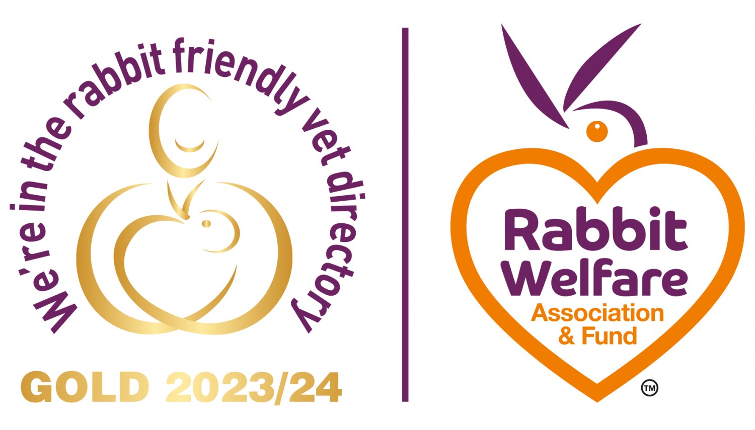 Rabbit Friendly Gold Logo